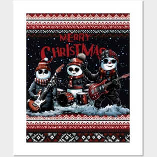 Snowman rock band Posters and Art